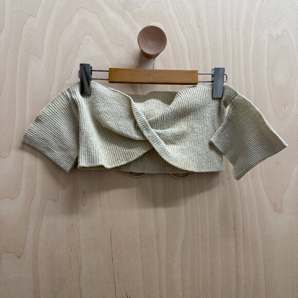 Jacquemus Le Haut Soleil top in beige - Picture 3 of 8